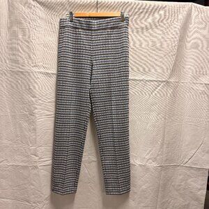 Susan Graver Regular Printed Ponte Straight Leg Pull -On Pants Size XS